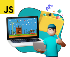 Программирование на JavaScript. Учимся создавать игры! - КИБЕРшкола программирования для детей, компьютерные курсы для школьников, начинающих и подростков - KIBERone г. Красноярск