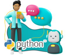 Умный чат-бот на Python - КИБЕРшкола программирования для детей, компьютерные курсы для школьников, начинающих и подростков - KIBERone г. Красноярск