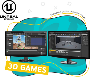 Unreal Engine 4. Игровой движок - КИБЕРшкола программирования для детей, компьютерные курсы для школьников, начинающих и подростков - KIBERone г. Красноярск
