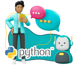 Умный чат-бот на Python - КИБЕРшкола программирования для детей, компьютерные курсы для школьников, начинающих и подростков - KIBERone г. Красноярск